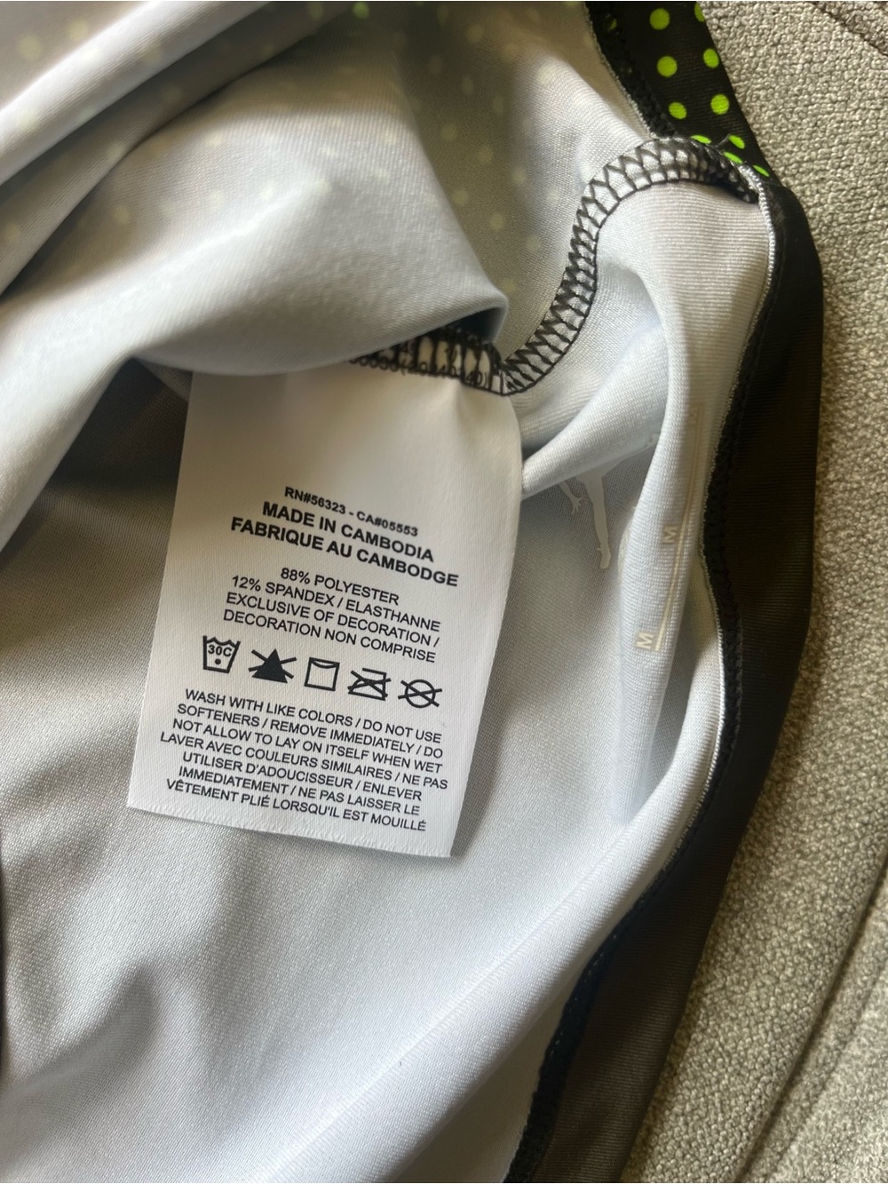 NWT Nike Jordan Sport Dri-FIT Long-Sleeve Performance Top W’s Medium Olive Green - Picture 7 of 7